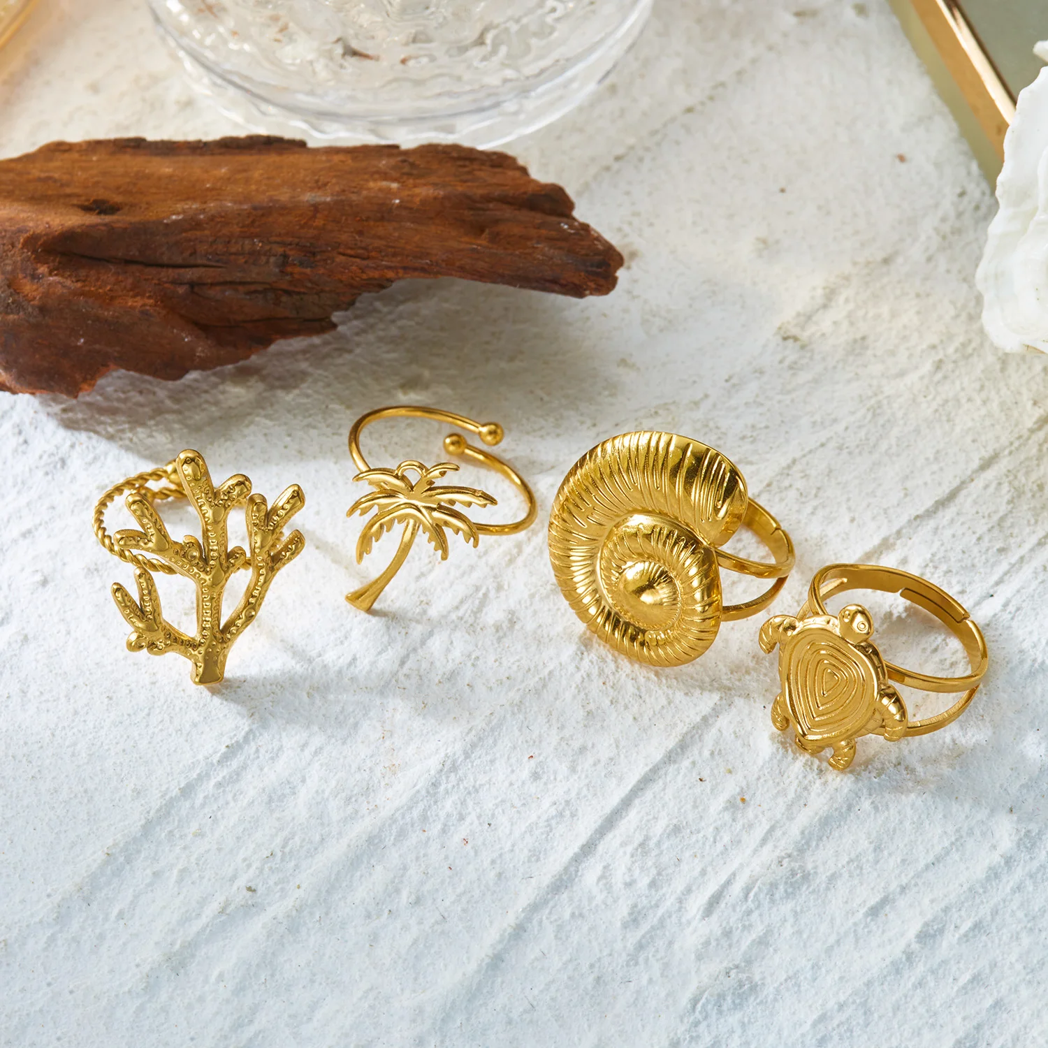 Elegante Zirkon-Fingerringketten für Damen, Kupfer-Doppelring mit Wassertropfen-Quasten-Anhänger, Handschmuck-Accessoires – Detail 9