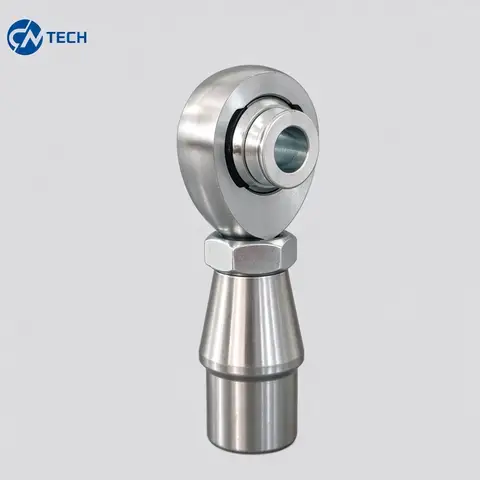 Heim Joint 1/2-20 Rod End Rose Joint Assembly with Misalignment Spacers, Nut and Weldable Bung for Automotive Chassis Linkage