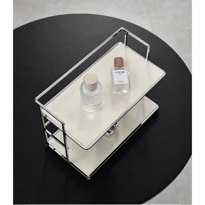 

1Pc Double-Layer Desktop Storage Rack, Multifunctional Acrylic Kitchen Organizer, Cup Holderater Cup and Coffee Cup Storage Rack