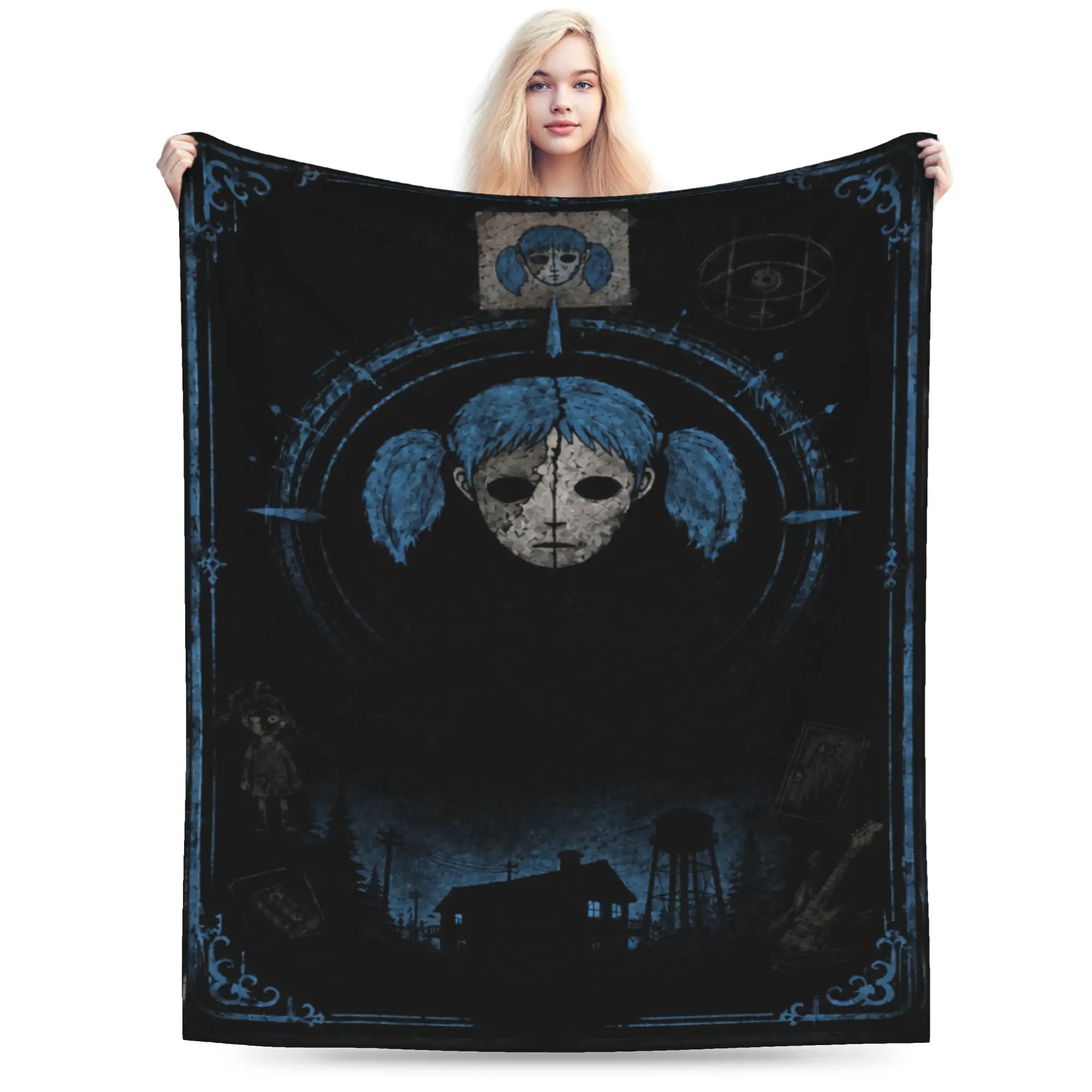  Sally Face Sal Fisher Indie Blanket Lightweight Thin Velvet Cozy Gift  Throw Blankets Bedspread