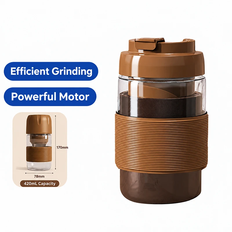 Coffee bean grinder electric grinder coffee grinder small household hand grinder coffee machine hand punch