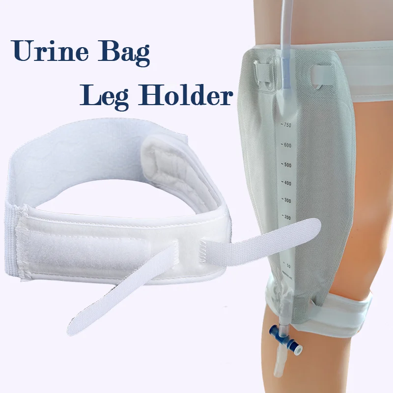 1Pcs  Catheter Fixator Urine Bag Leg Holder Elastic External Durable Fixation Band