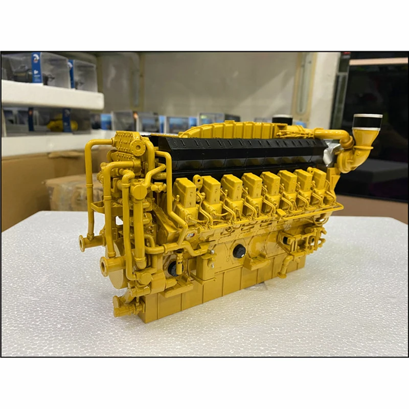 

DM Diecast 1:25 CAT G3616 GAS Carter Engine Generator Combination Alloy Model 85706 Adult Collection Display Ornament Gift