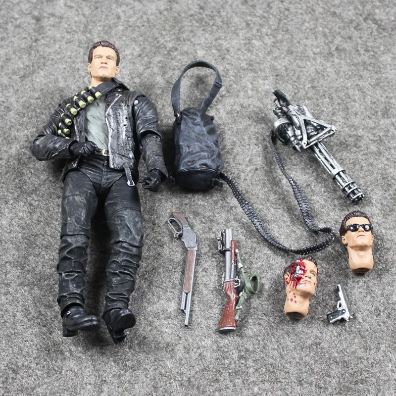 

Neca Terminator Future Warrior 2 Schwarzenegger T800 Luxury Edition Arnold Mobile Doll Handmade Model