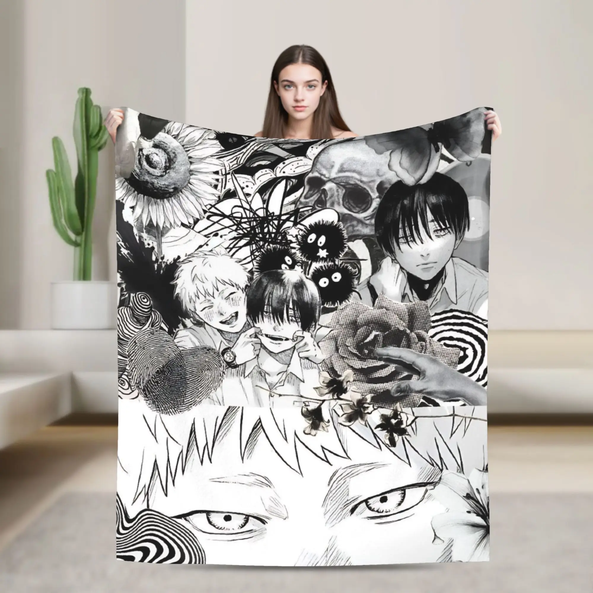 The Summer Hikaru Died Mange Blanket Quality Super Soft  Bedding Throws Winter Travel Office Couch Chair Fashion Bedspread