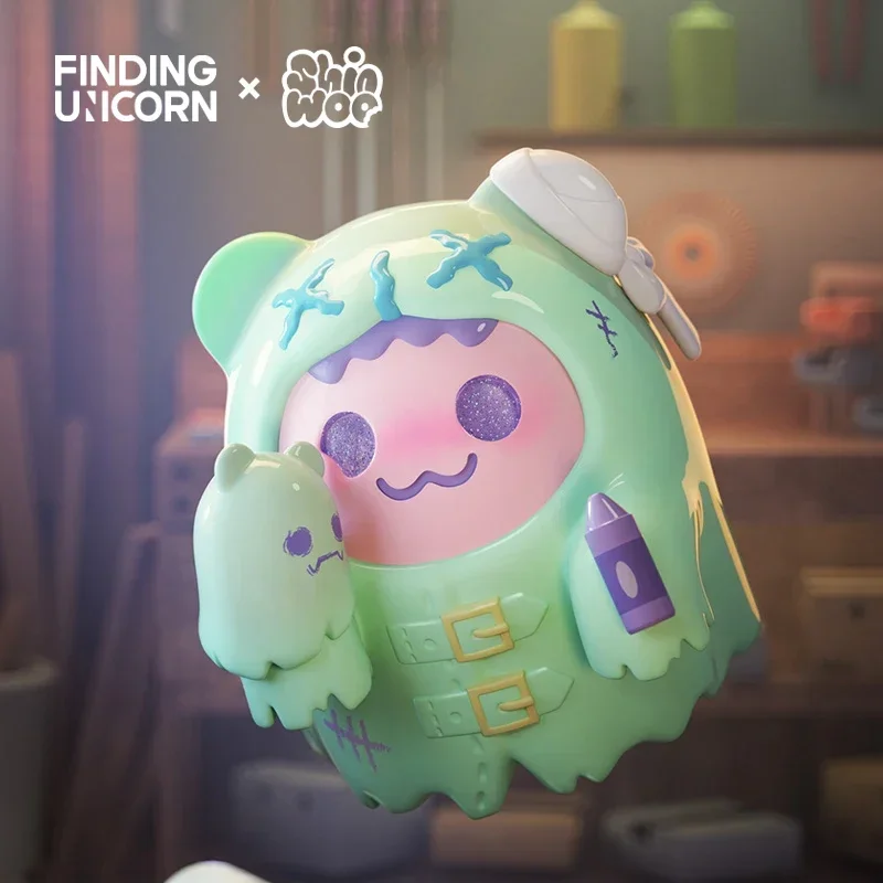 

Finding Unicorn ShinWoo BADDY BEAR TOWN Series Blind Box Mystery Box Caixa Sorpresa Girls Anime Figures Cute Model Birthday Gift