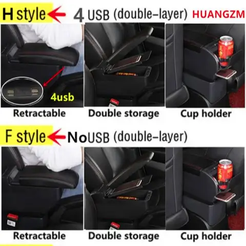 10 best sales armrest hyundai i30 - №4