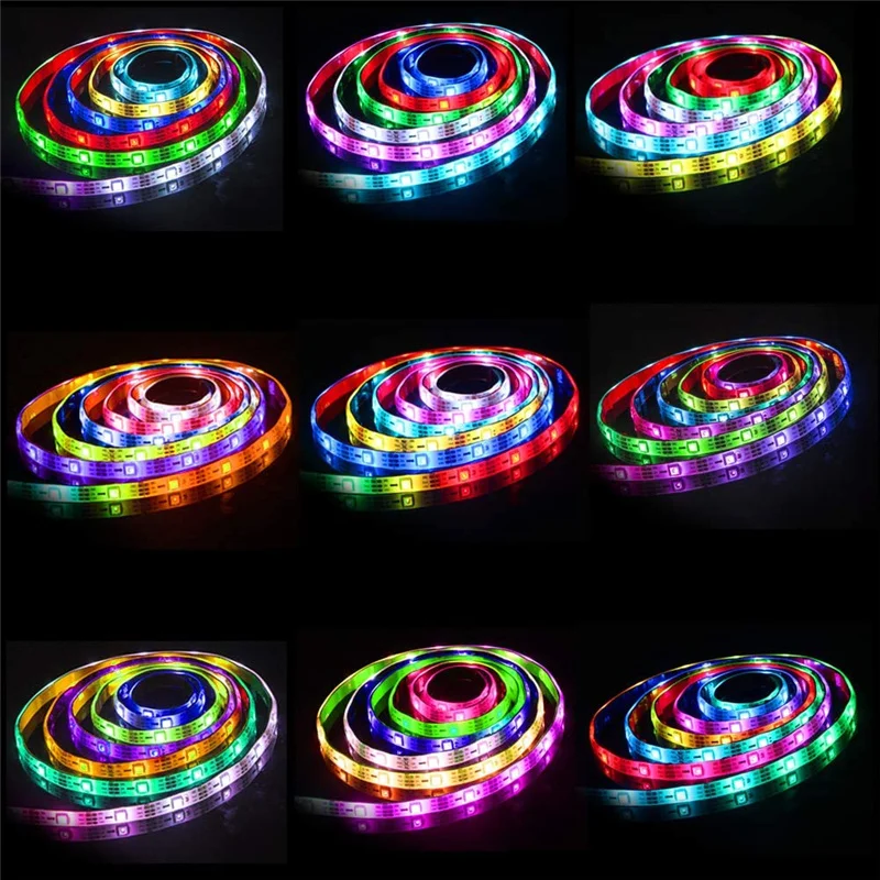 RGBIC LED Strip Smart Lighting TUYA LED Strip Lights RGB WIFI Flexible Tape Work with Alexa and Google Assistant Home Decor