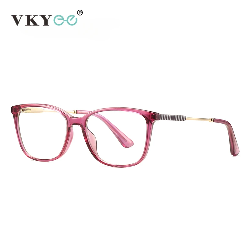 VKYEE Fashion Classic Women\'s Eyewear Minimalist Design Customizable Prescription Anti-blue Light Eyewear Photochromic 2057