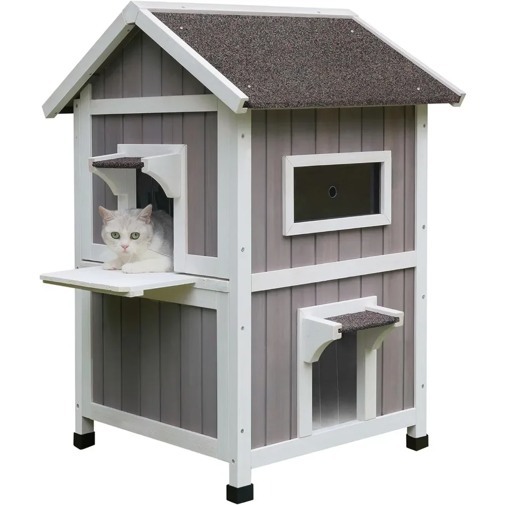 Bed for Cats Weatherproof Outdoor Cat House for Feral Cats Pet Supplies Houses and Habitats Products Beds Things & Home Garden