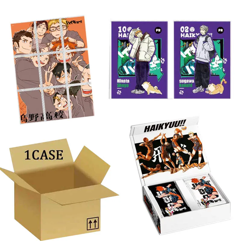 Wholesale HAIKYUU Collection Cards HUAN HAI Culture High-end Exquisite ACG Anime Character Booster Box Board Game Trading Card