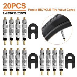 2-20 pz bicicletta valvola nucleo stelo Presta Style pneumatici valvola Core per Tubeless bici da strada MTB bicicletta Fren per accessori ciclismo