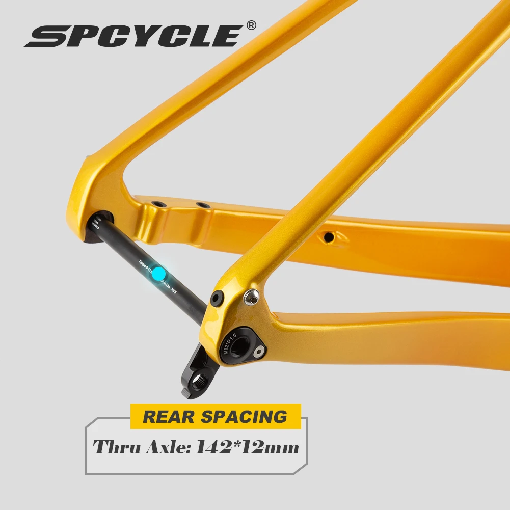 2024 New T1000 Carbon Gravel Frame 700*47C Cyclocross Bike Frame T47  Disc Brake Gravel Bike Frameset Road Bike Frame