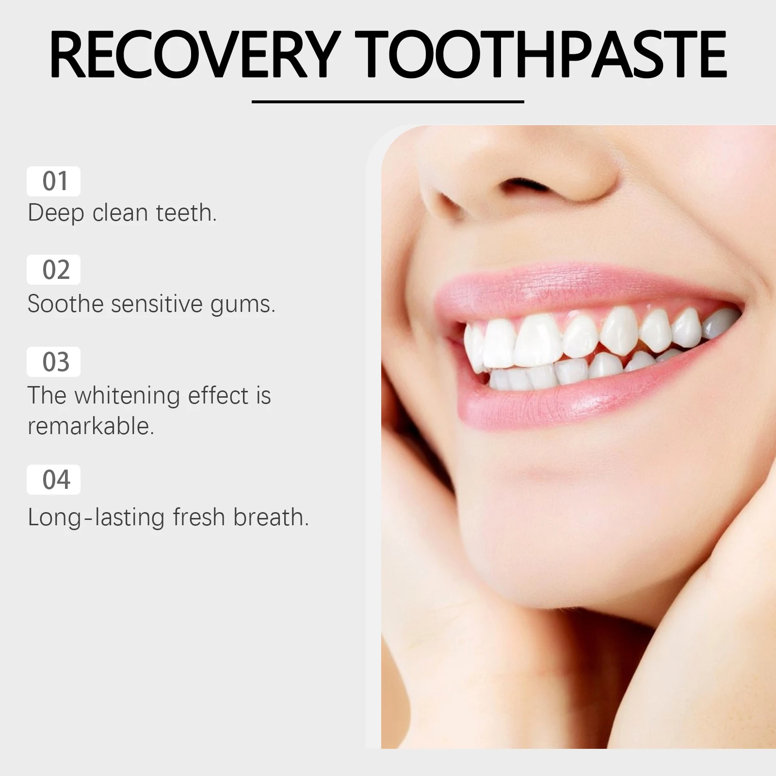 Oralhoe 7,5% Hydroxyapatit Zahnpasta 120g Reinigt Flecken und Plaque Repariert Zahnschmelz Erfrischt den Atem Mundpflege – Detail 9