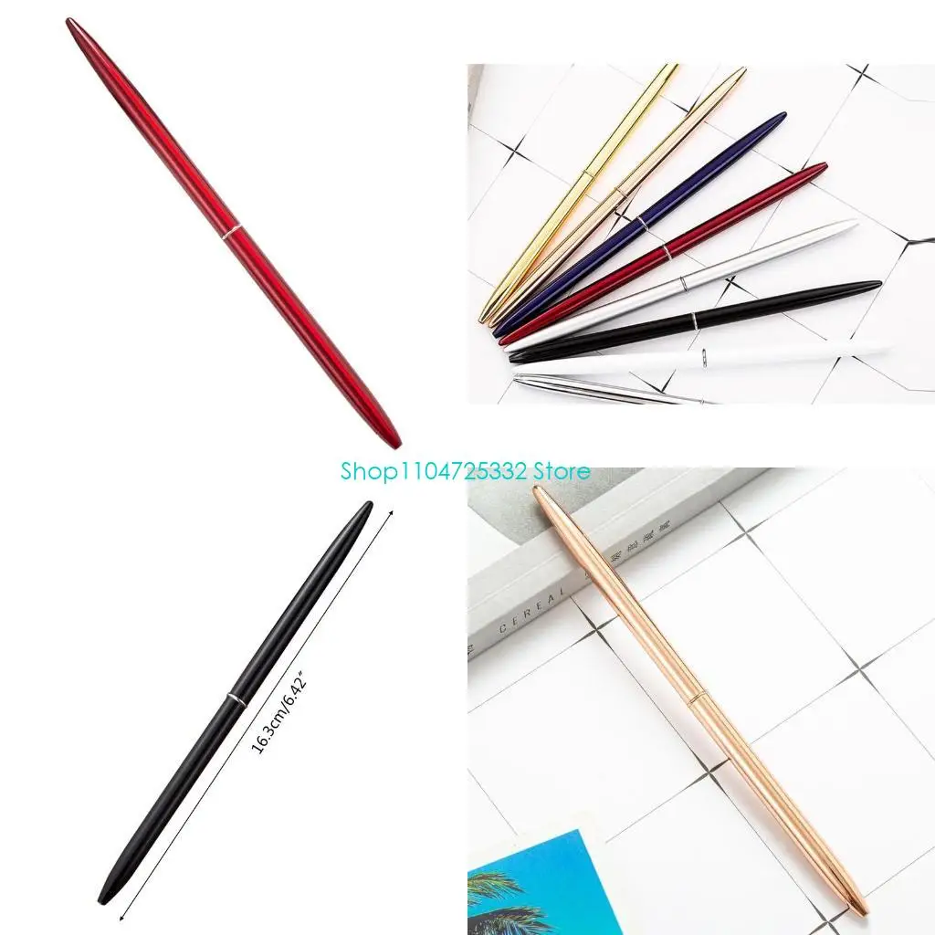 

P5EA Metal Ballpoint Pen Guest Sign-in Pen Twist Action for Restaurant Hotel Office