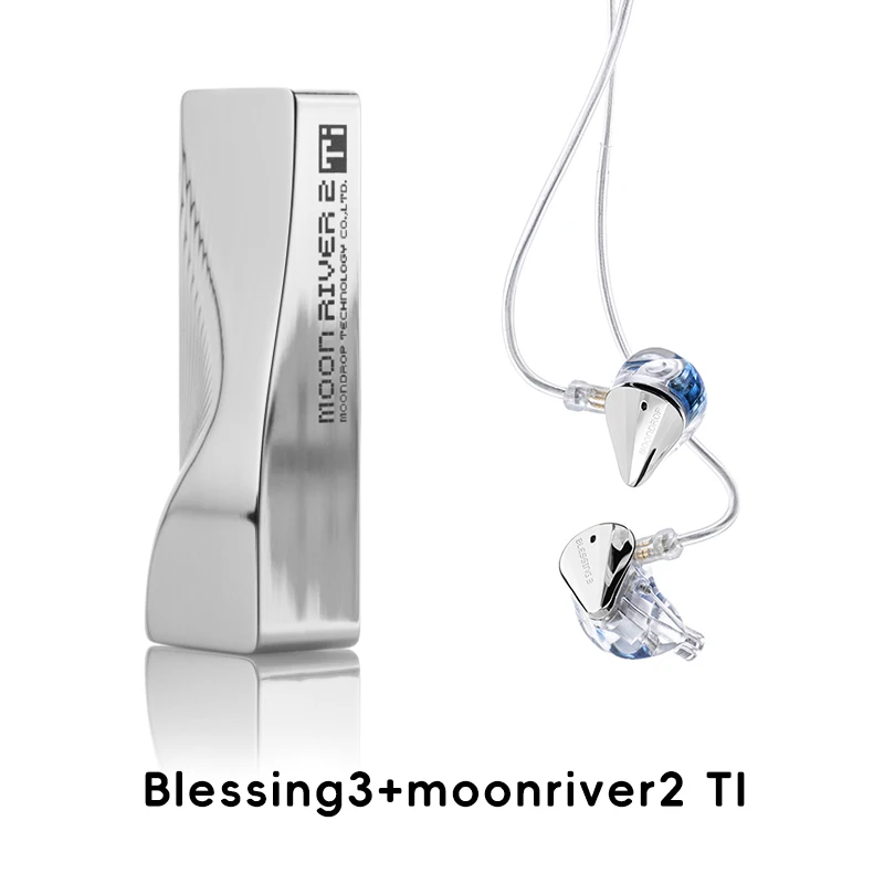 MOONDROP Blessing3 インイヤーイヤホン ハイレゾオーディオ 2DD+4BA ハイブリッド トリプルレンジ周波数分割 HiFi モニター 0.78mm イヤホン ﻿