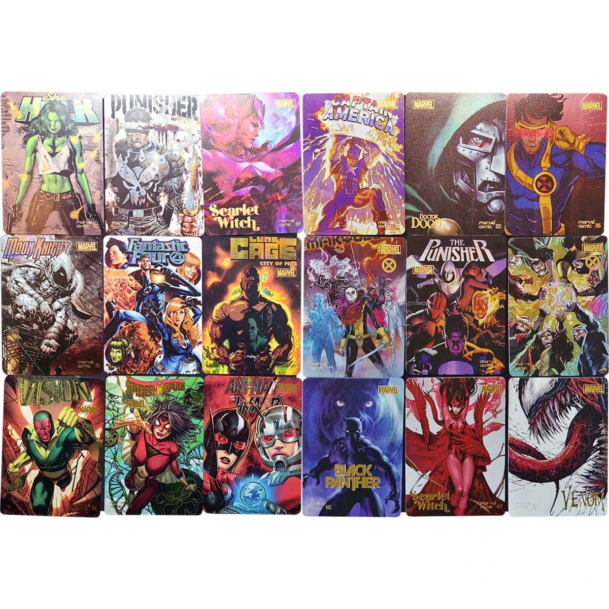 

9 шт./компл., самодельные комиксы, коллекция супергероев, серия, золотые горячие флэш-карты, классические коллекционные карты аниме, подарочная игрушка