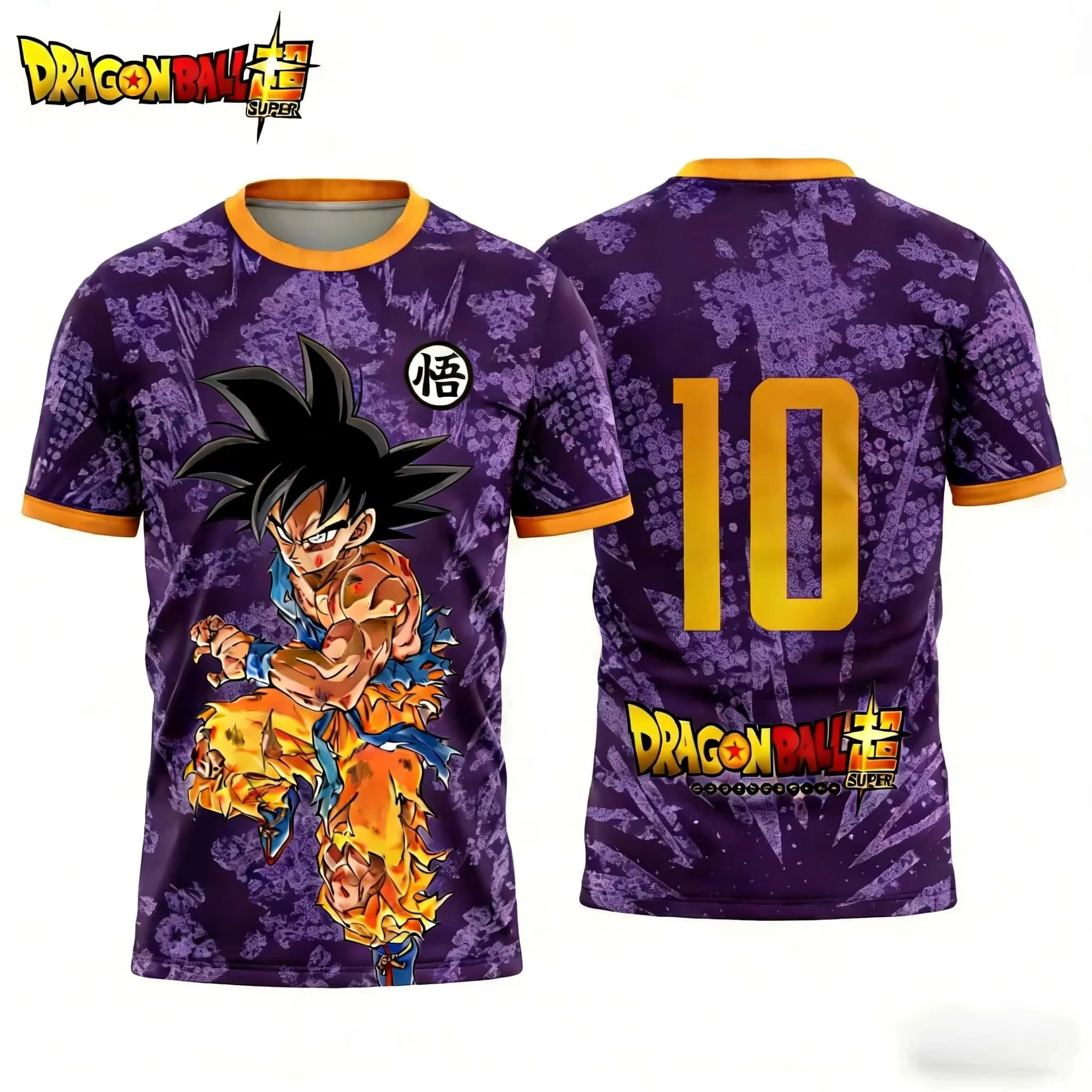2026 Dragon Ball Anime T Shirt For Men 3D Print Goku Fighting Pattern No.10 Short Sleeve Sports Streetwear Casual Tee