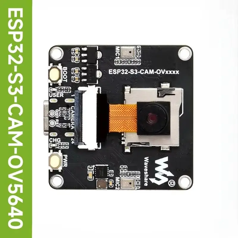 ESP32-S3 AIoT Camera Development Board, Integrated Audio Input And Output Module, Supports Connecting External Display