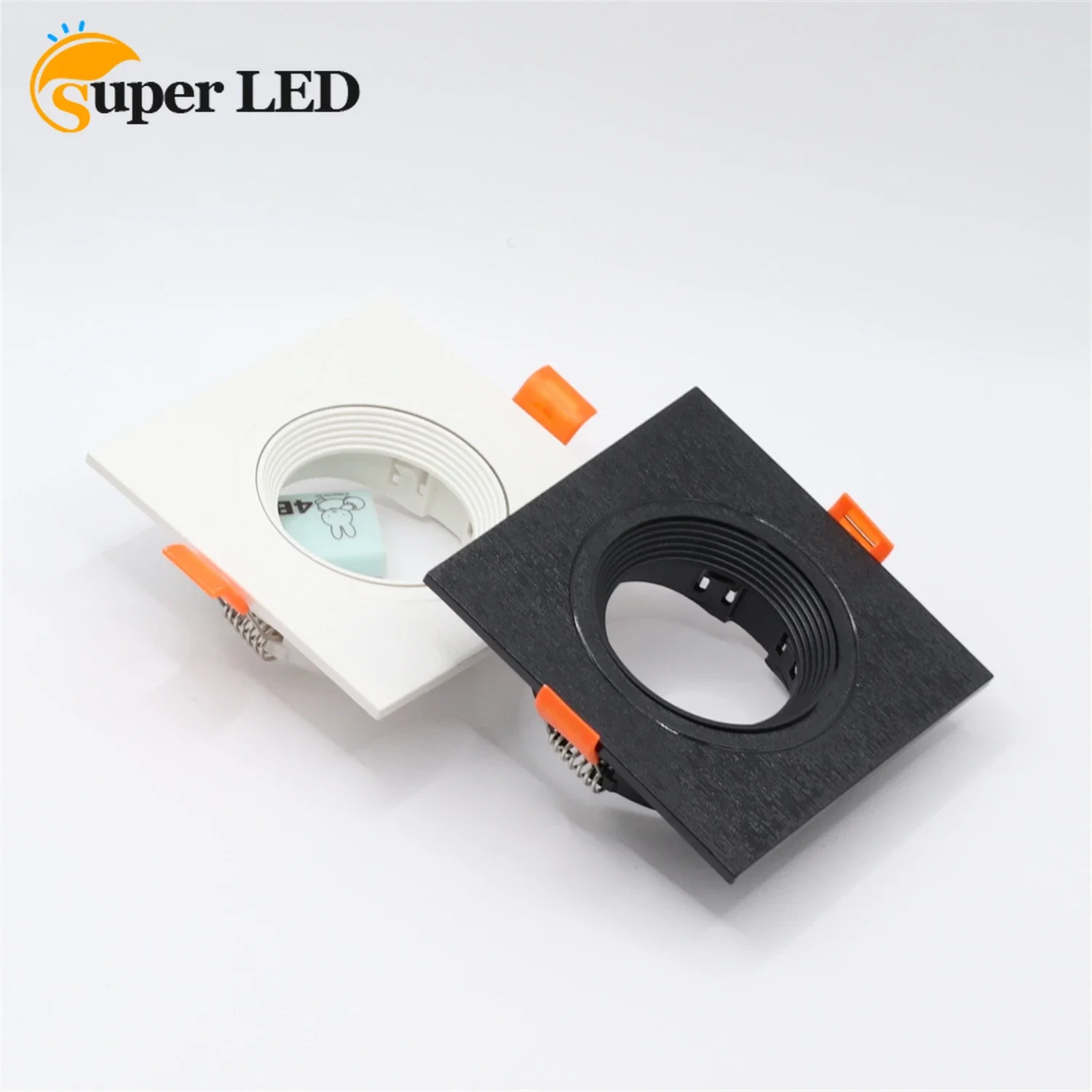 Black White LED Eyeball 6W MR16 GU10 Downlight Casing Frame Ceiling Down Light Lampu Siling Square Fixture