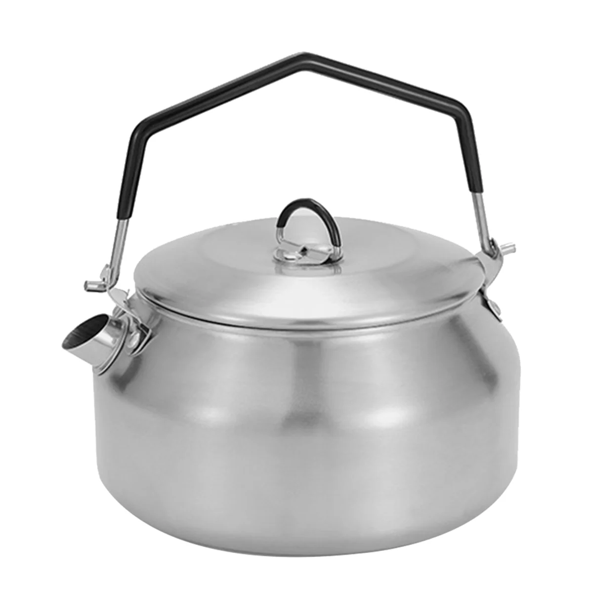 

DW-1L Portable Kettle Camping Stovetop Teapot with Folding Handle Outdoor Water Bottle Teapot