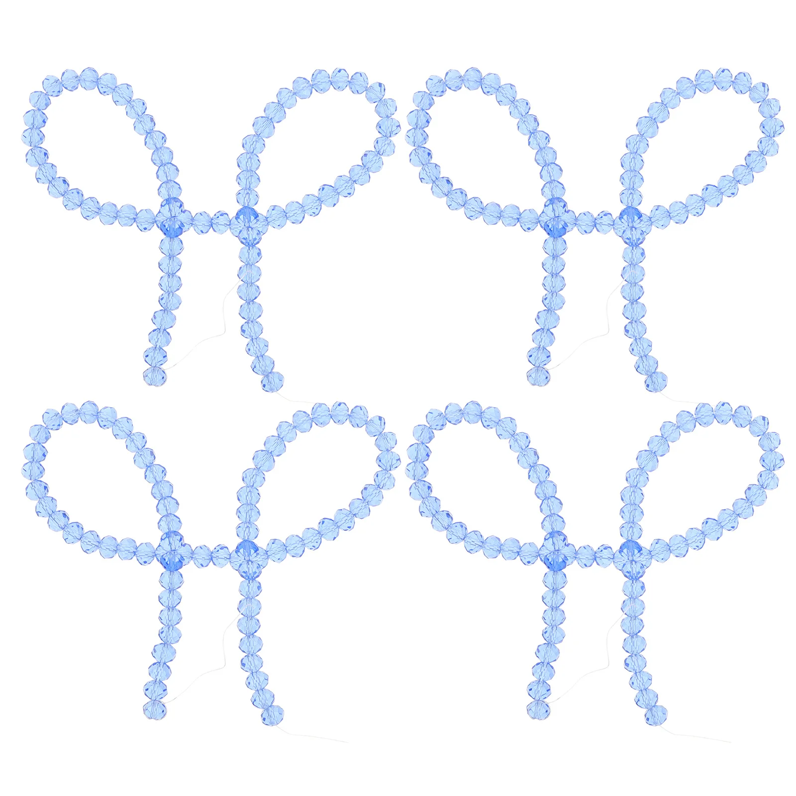 560 stuks diamant gefacetteerde glazen kralen grote spacer DIY Craft Kit voor ketting maken armband sieraden projecten accessoires