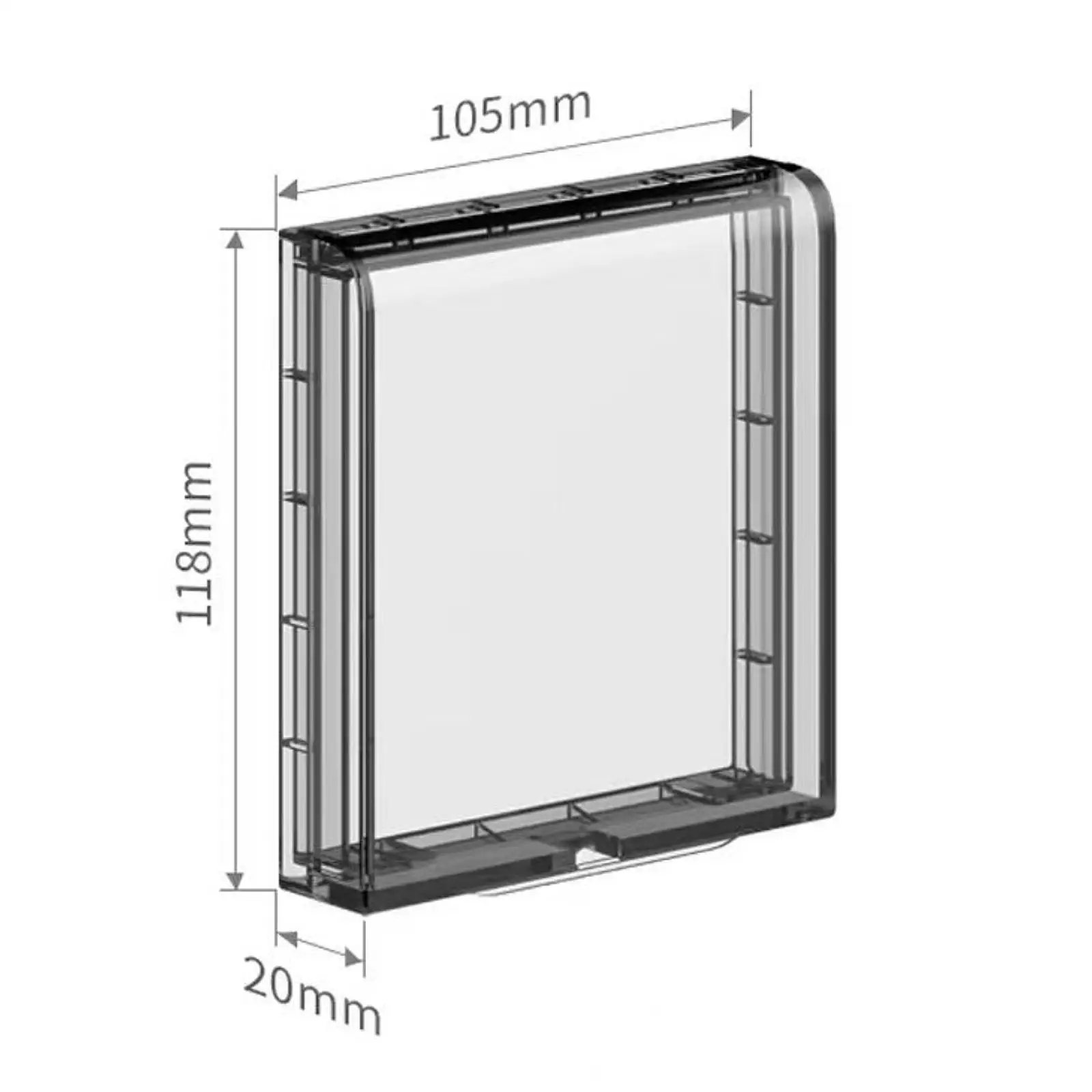 Socket Waterproof Box 86 Type IP55 Waterproof Dustproof Practical Receptacle