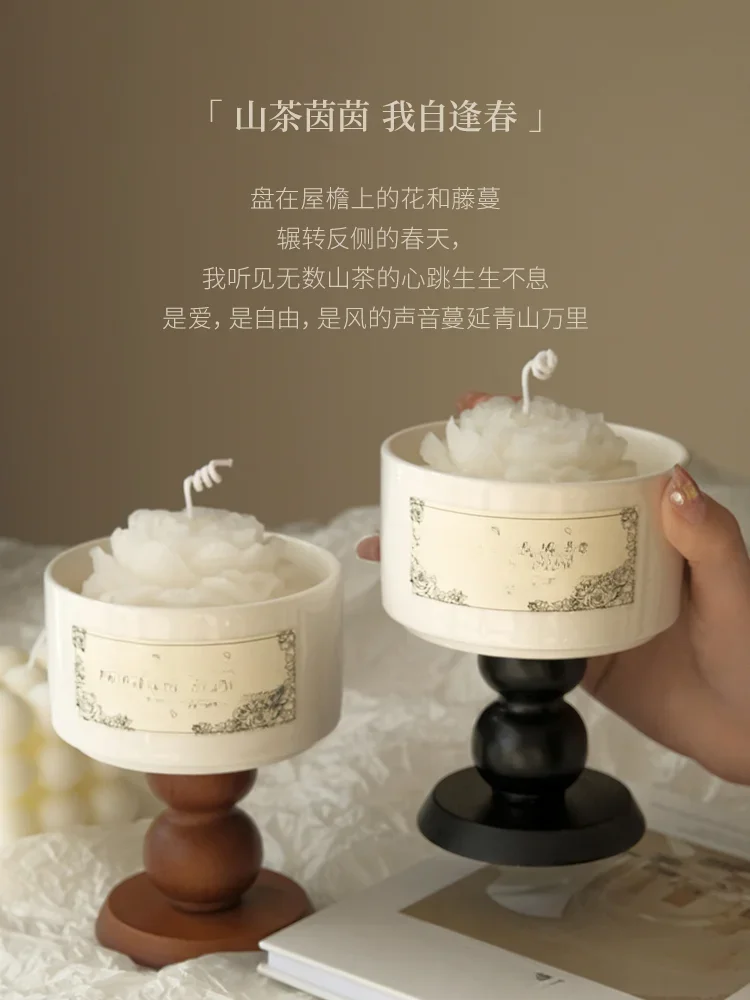 Camellia scented candles gift box birthday gift gift for girl friends Qixi Festival Valentine's Day home