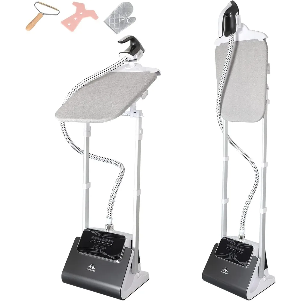 

2024 New Steamer for Clothes Standing, 1500W Full Size Powerful Upright Clothes Steamer with Adjustable Ironing Board