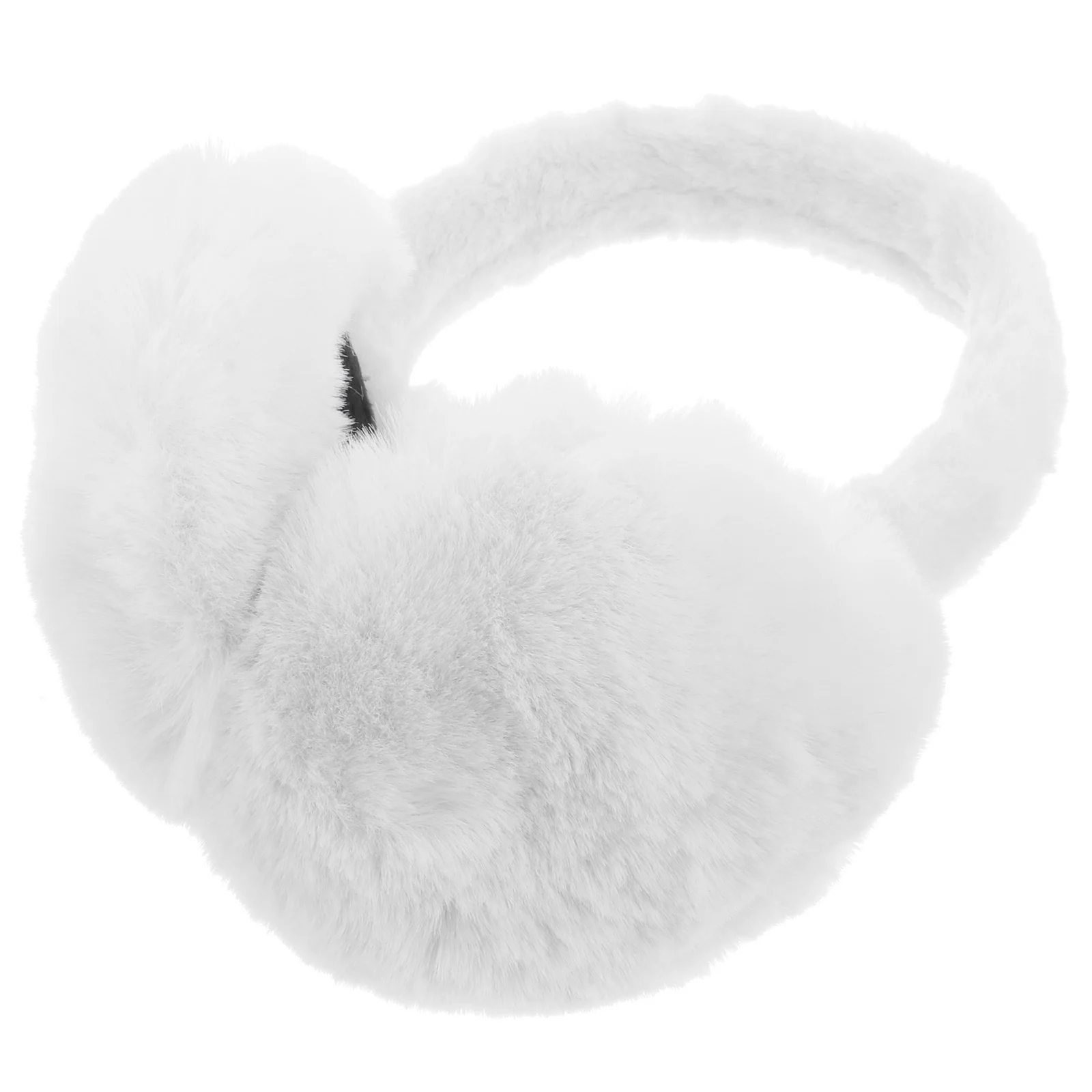 

Plush Warm Children's Headphones Warmers Black Fluffy Fuzzy for Women Winter Cover Luxury Pink Star