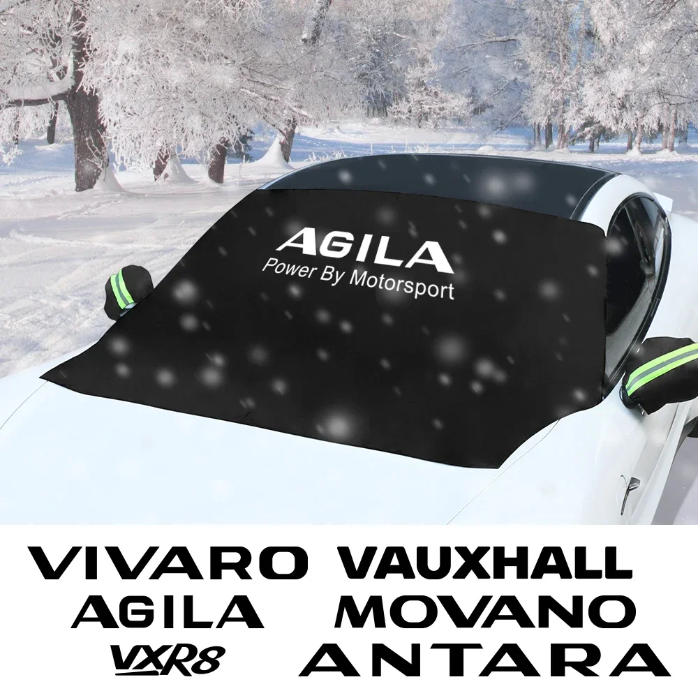 Car Magnetic Windshield Sunshade Prevent Snow Ice Protector Auto Accessories For Opel Vauxhall Agila Antara Movano Vivaro VXR8