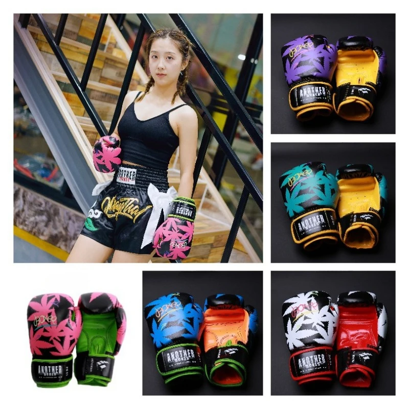 Professional Boxing Gloves Fighting and Sanda Training Gloves for Adults Children One-time Forming Fighting Ring Boxing Gloves