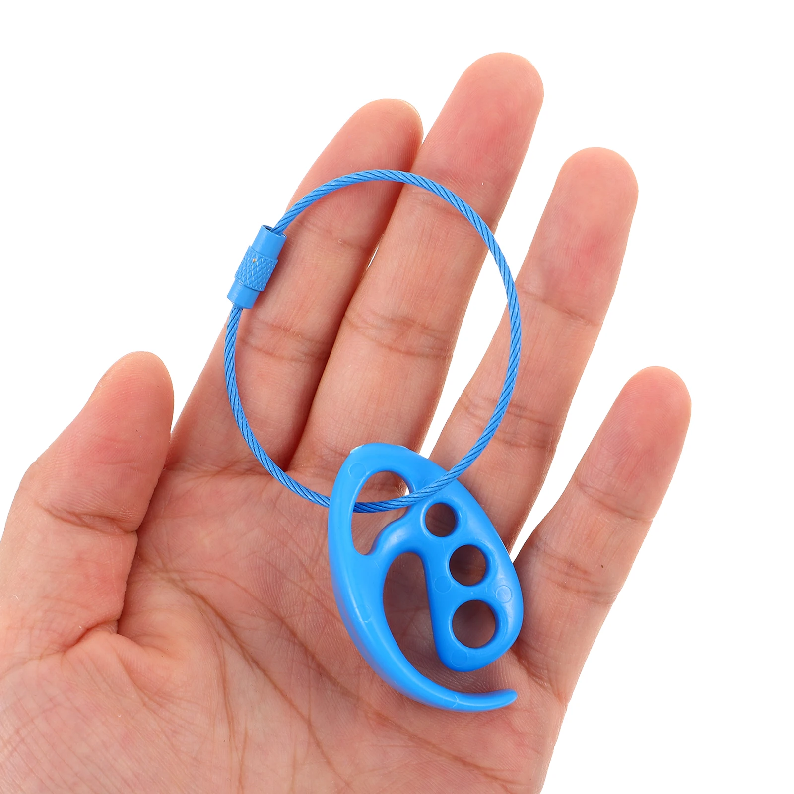 

10pcs Outdoor Flying Disc Clip: Heavy-Duty Plastic Disc Storage Holder For Backpack Camping Quick Release Scratch-Resistant