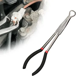 Lengthened pointed nose pliers, extended handle pointed pliers, 45 degrees, 90 degrees, curved mouth long nose pliers