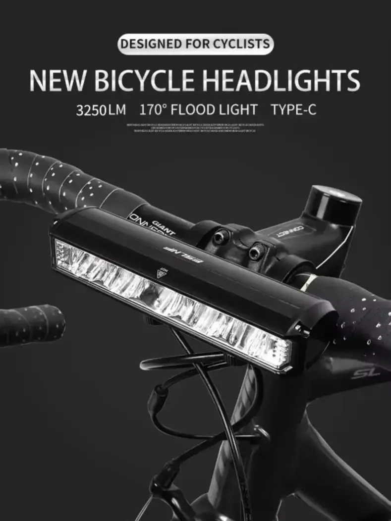 AliExpress NONE Waterproof Ultra Bright Rechargeable LED Bicycle Headlight Aluminum Alloy Flashlight