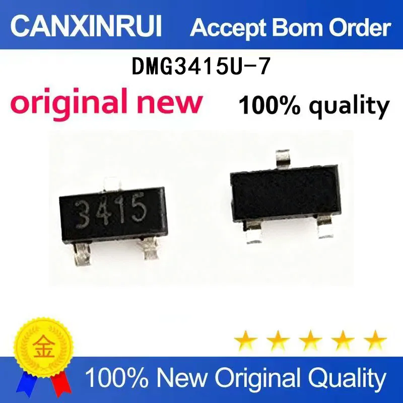 (5-100 Pieces) DMG3415U-7 P-channel 20V 4A Package SOT-23 Field Effect Transistor MOS Spot Chip IC