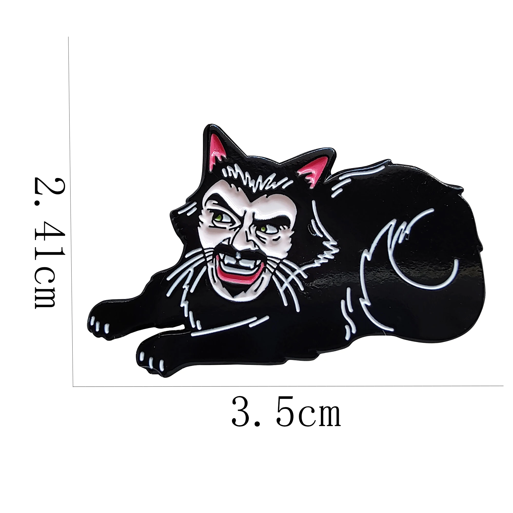 What We Do In The Shadows Enamel Pin Lapel Black Cat Brooch Metal Badge Jewelry Accessary