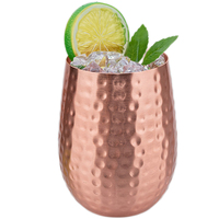 100% Copper Moscow Mule Mug Durable Coppery Beer Mugs Coffee Mug Milk Cup Pure Copper Bar Cup Drinkware