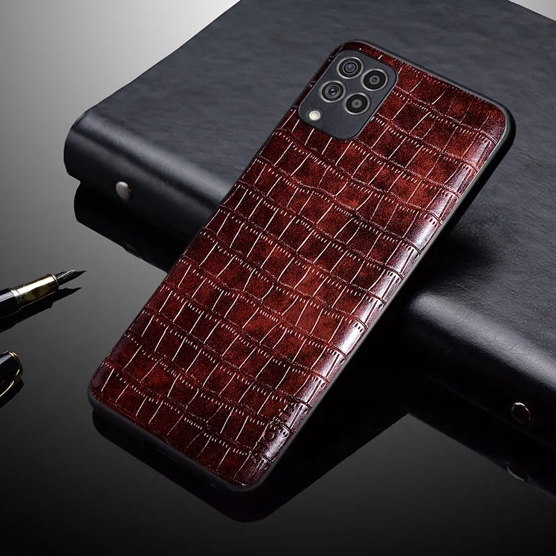 Luxury Leather Case For Samsung A12 M23 M32 Premium Slim Fit Cover for samsung galaxy a12 m32 m52 m53 5g case