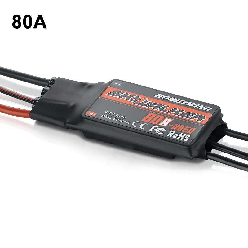 Hobby wing skywalker esc 15a 20a 30a 40a 50a 60a 80a elektrischer drehzahl regler mit ubec für rc fpv quadcopter rc flugzeug