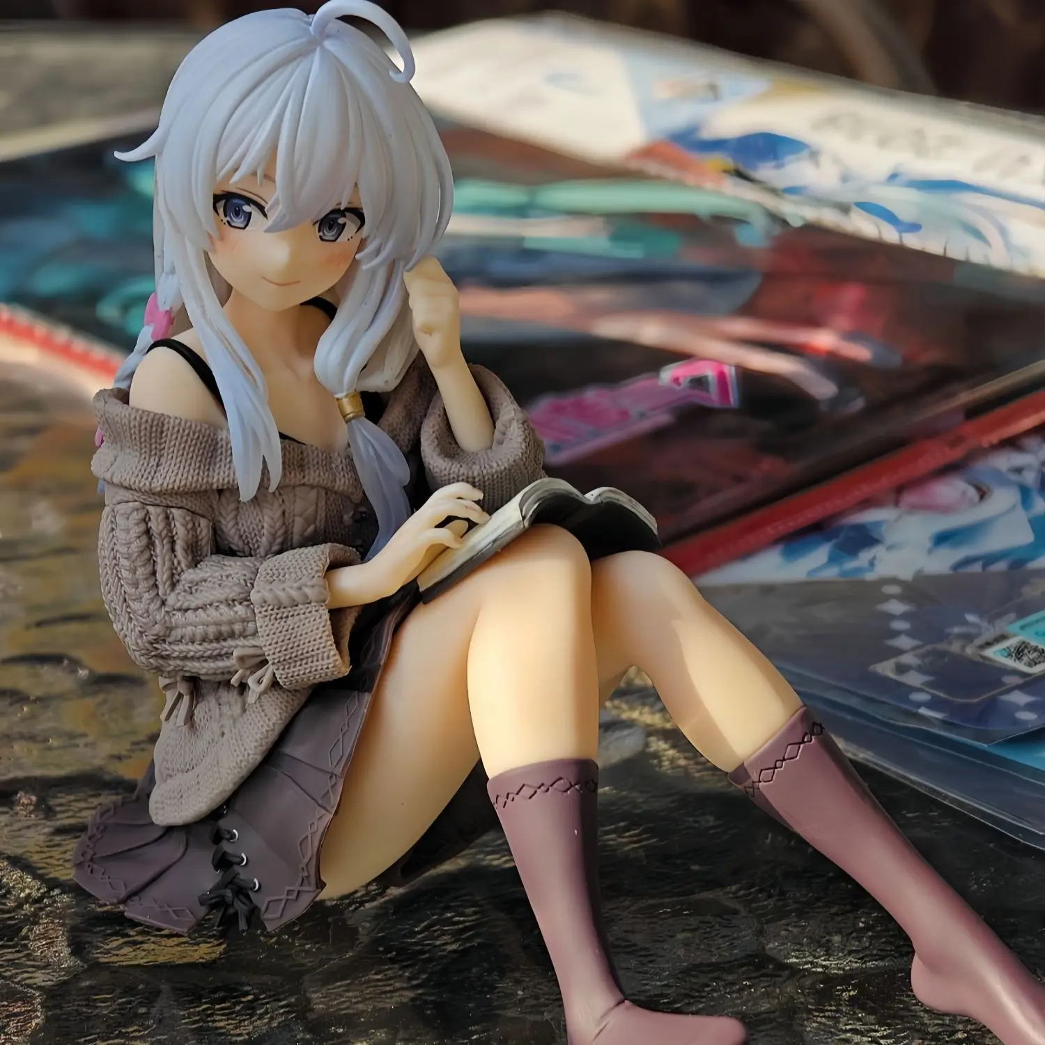 10cm Wandering Witch Anime Figure Collection Toys The Journey Of Elaina Action Figure PVC Model Doll Gift