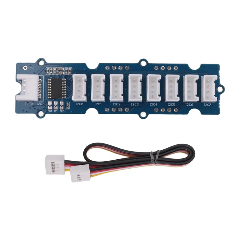 8-Channel Multiplexer / Hub Support 3.3V/5V System Multiple Devices with the Same Address 8 Grove Port 8x2cm-A63M