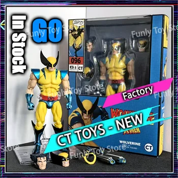 W magazynie Ct Toys Wolverine Mafex 096 Figurka 138 Brązowy Komiks Ver X-Men Anime Figurka akcji Figurka Model Spersonalizowane prezenty Zabawki