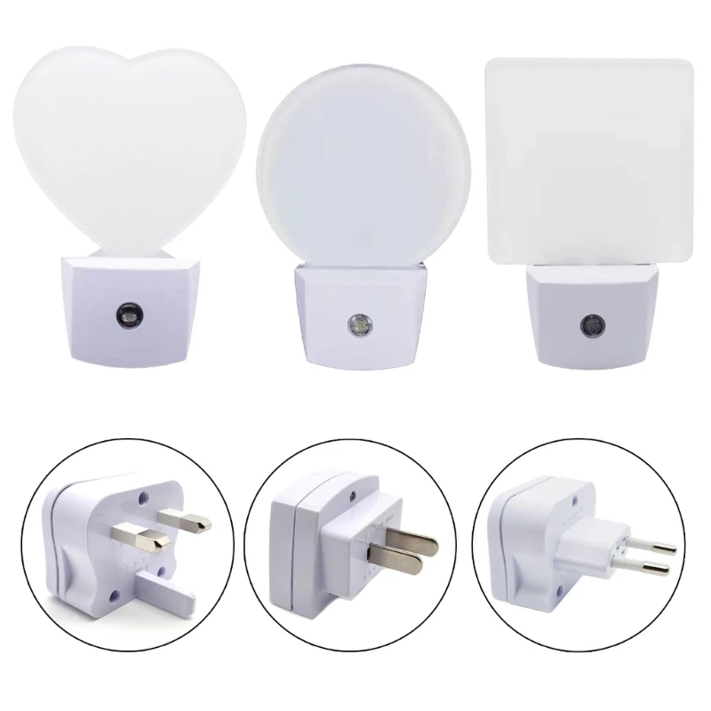 N7MD 1PC Acryl LED Licht Lampe Blank Intelligent Sensing Sublimation Ornament