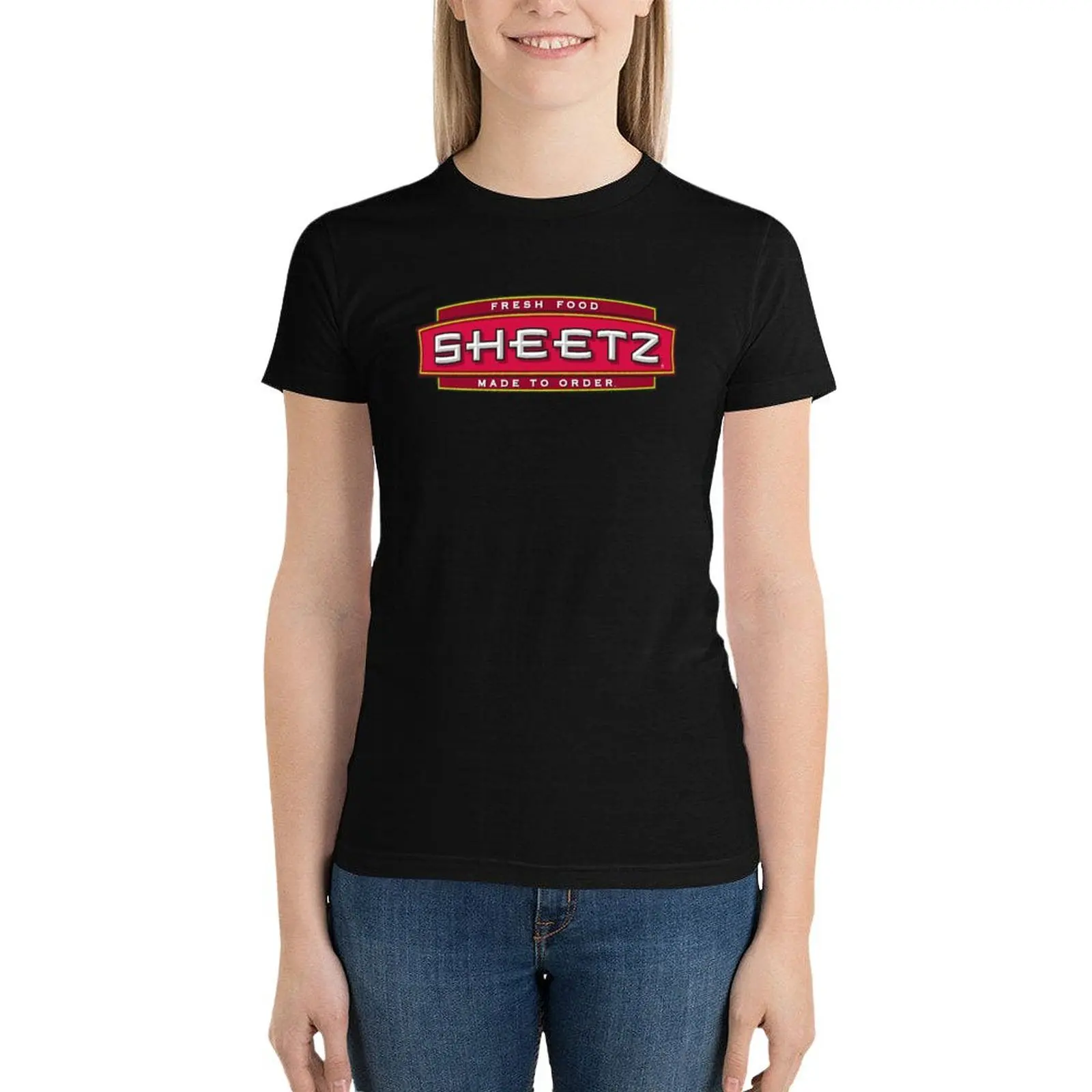 Sheetz fresh food made to order T-Shirt female Aesthetic clothing cute clothes Summer Women's clothing