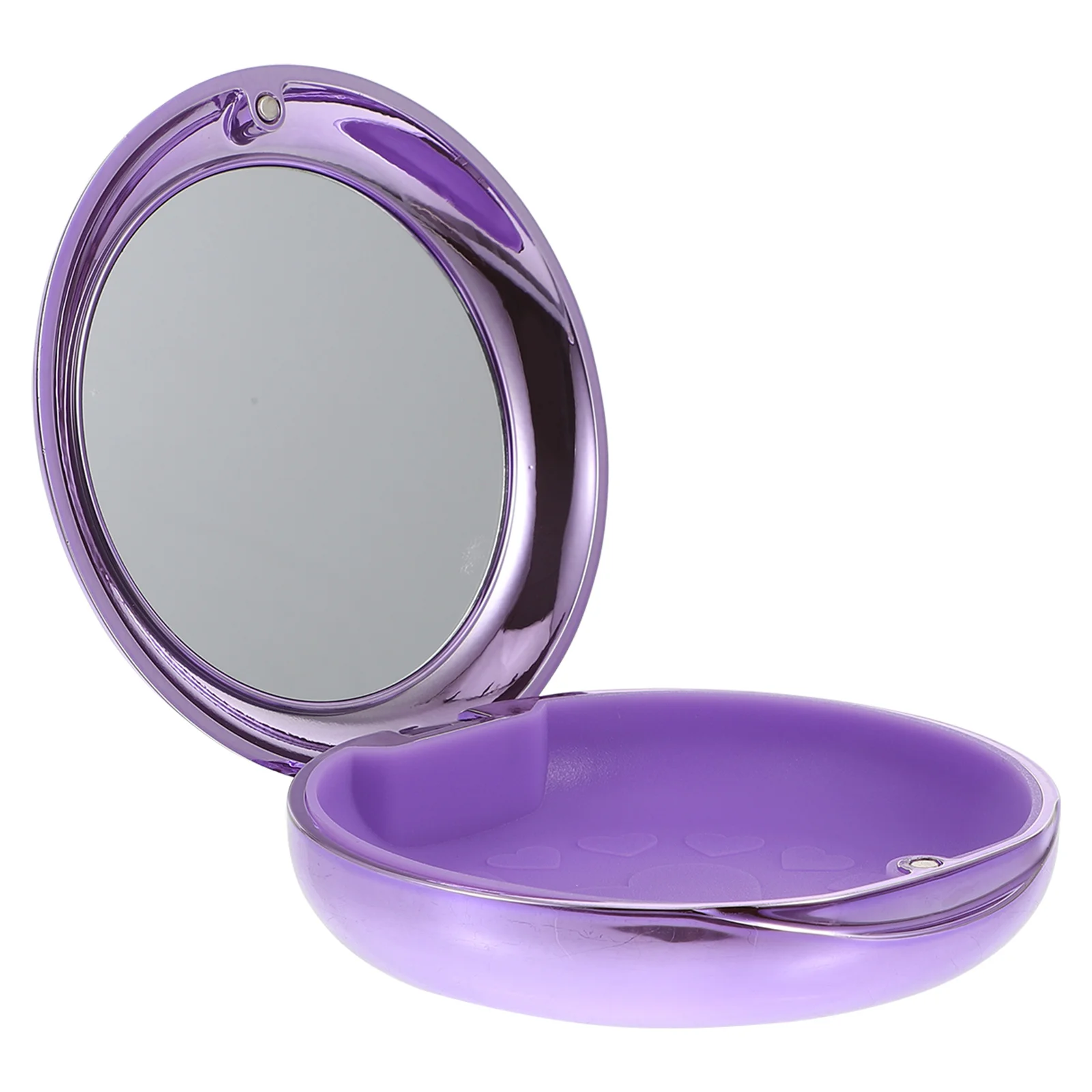 

Retainer Case Denture Container ABS PC Portable Mirror Storage Box For Braces Mini Size Lightweight Practical