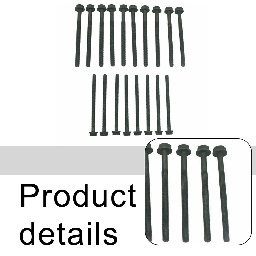 

Болты головки блока цилиндров для ремонта двигателя, цвет как на фото, углеродистая сталь, термообработанные, маслостойкие, износостойкие