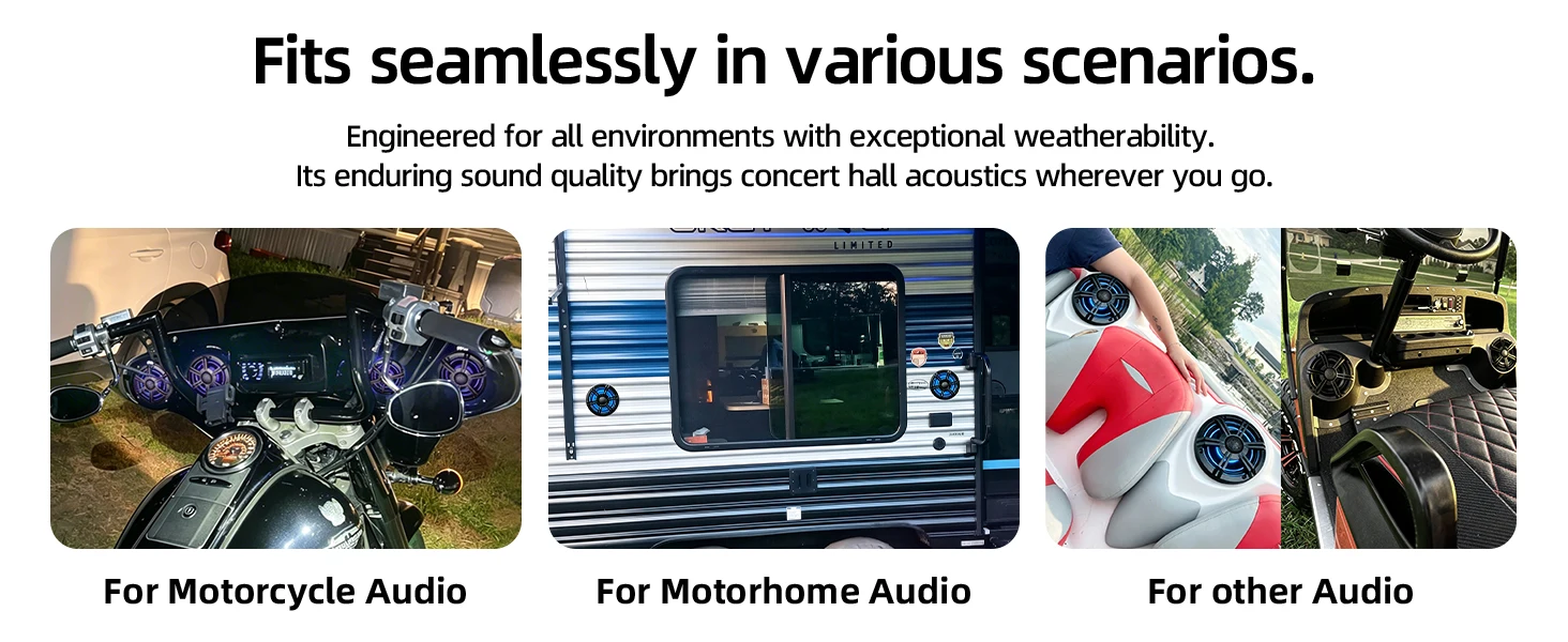 speaker use for boat and RV audio