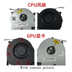 New Laptop VGA/GPU CPU Cooling Fans cooler for Lenovo Legion Y540 Y540-15 Y540-15irh GTX1660 TI EG75070S1-1C030-S9A 1C010 1C020