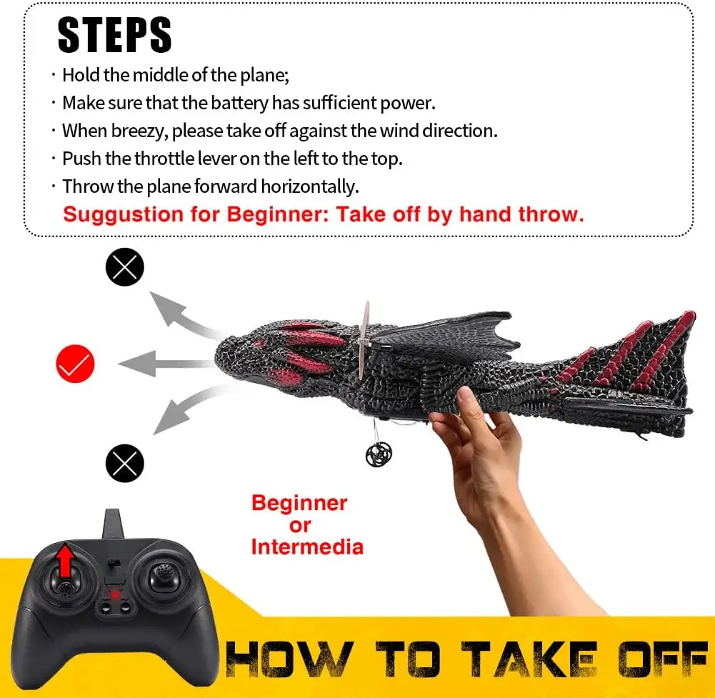 เครื่องบินไดโนเสาร์บังคับ Z60 2.4G โฟมป้องกันการสึกหรอ2CH เครื่องบินของเล่นไดโนเสาร์ของเล่นของขวัญสำหรับเด็ก